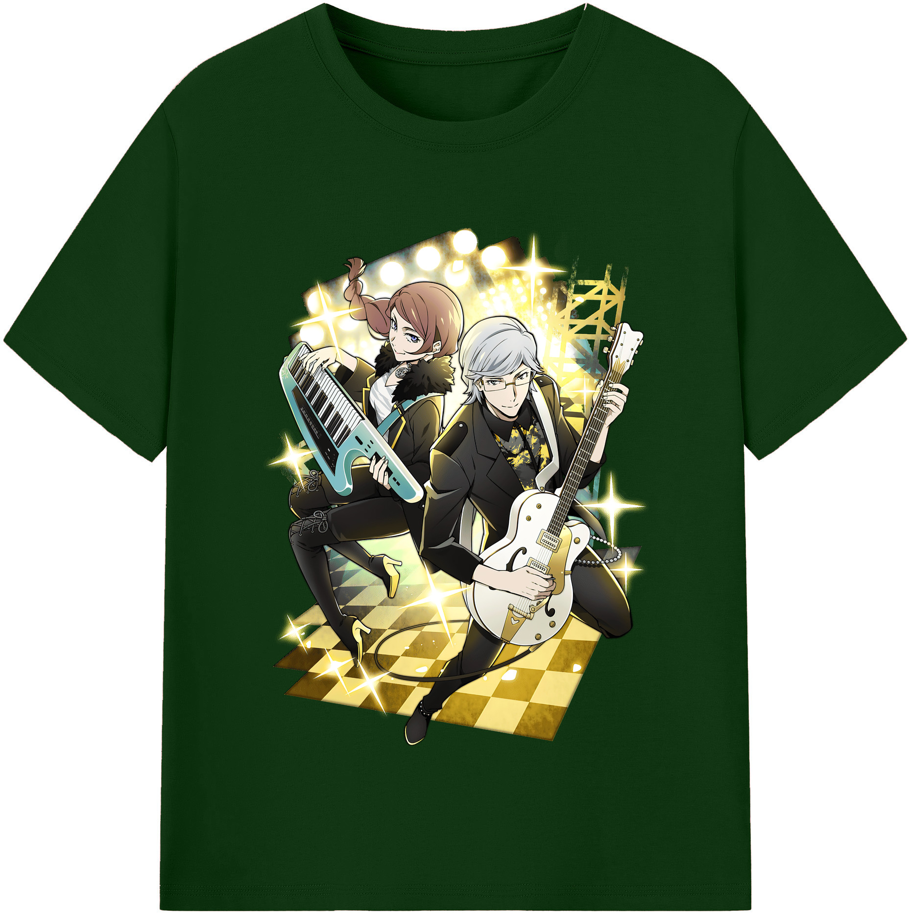 （画像用） 文豪ストレイドッグス Bungo Stray Dogs 綿100％半袖Tシャツ（フロントプリント）